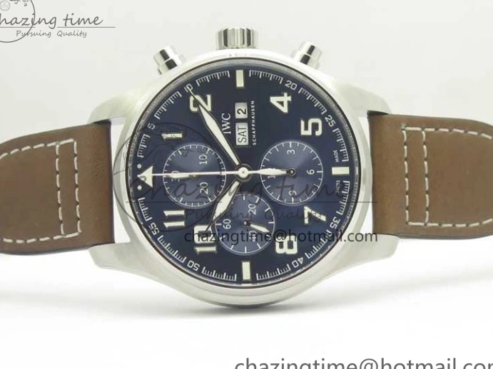 MIROTIME 0305 Pilot Chrono 377721 “Le Petit Prince” SS ZF 1:1 Best Edition on Brown Leather Strap A Snug 7180